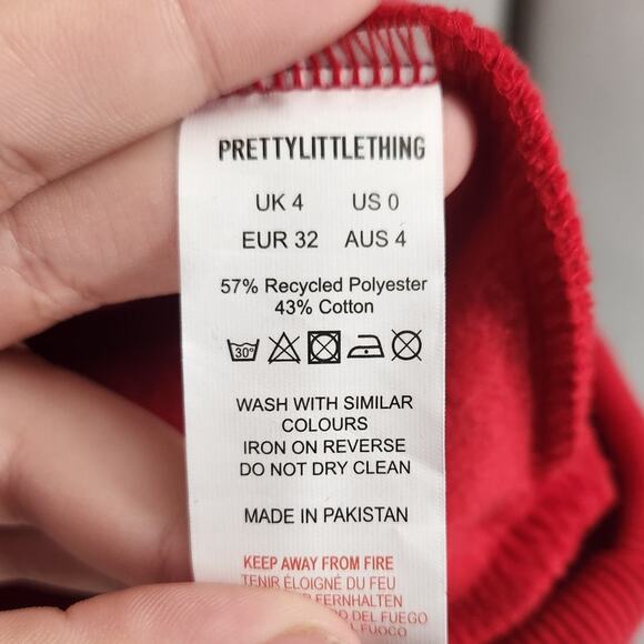 Pretty Little Thing Chicago Illinois Oversized Sweater Womens Size 0 - Picture 4 of 4